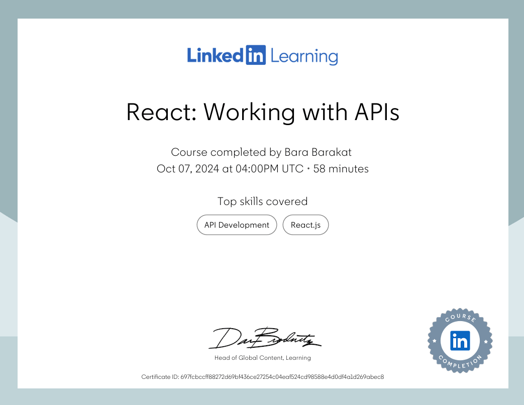 React APIs